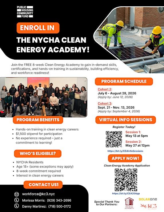 NYCHA Clean Energy Academy Image